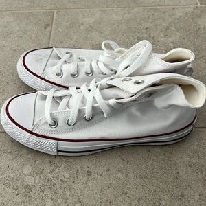 Brand NWOT Converse White High Tops